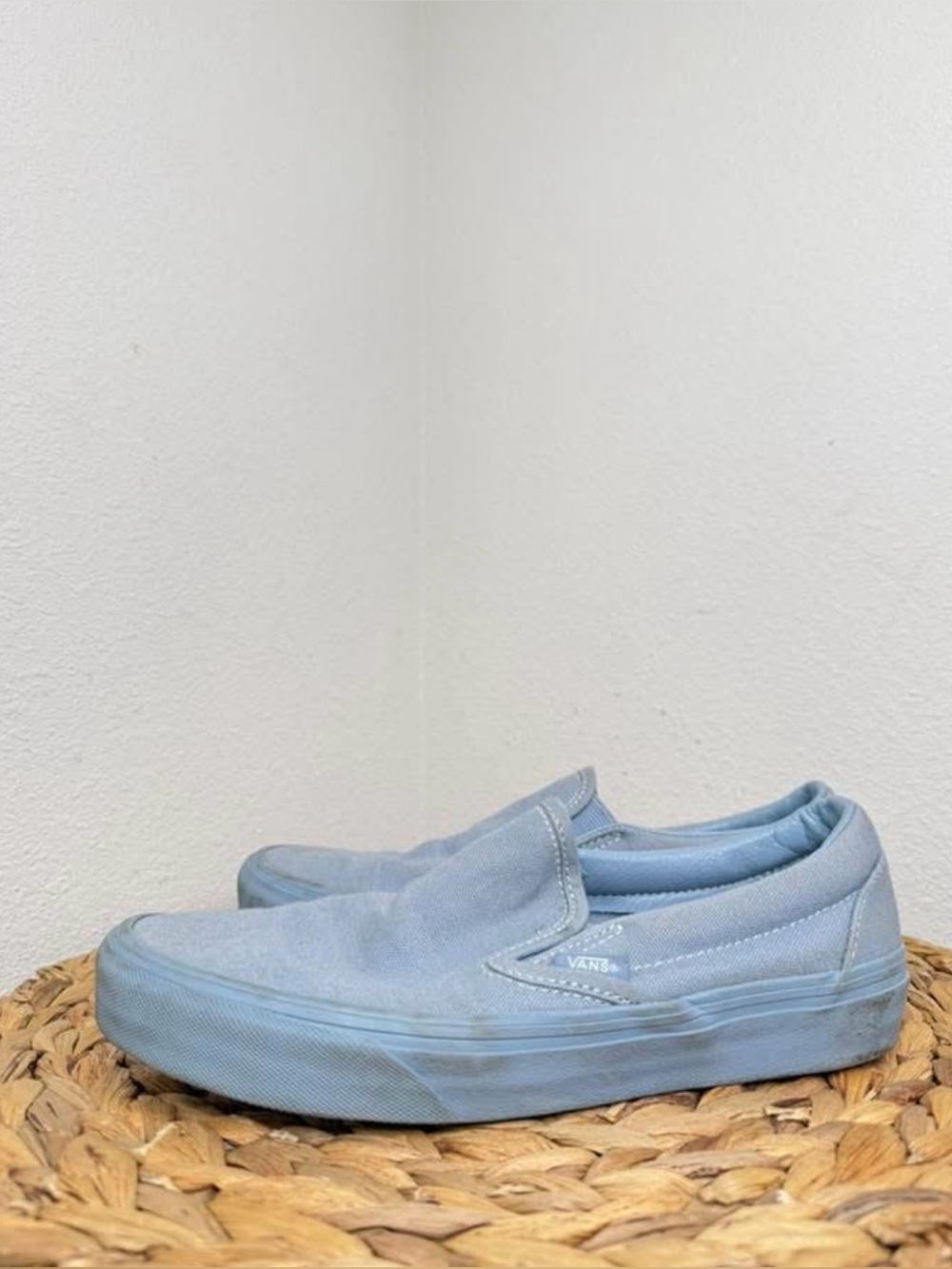 Vans CLASSIC SLIP-ON 'PASTEL MONO - DUSTY BLUE' shoes Sk8 tonal shoe